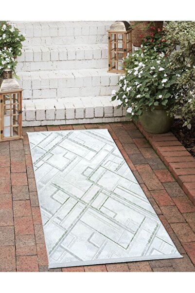 KARAR HALI Modern Desenli Halı Koridor Kesme Yolluk Yumuşak Doku Dokuma Makin...