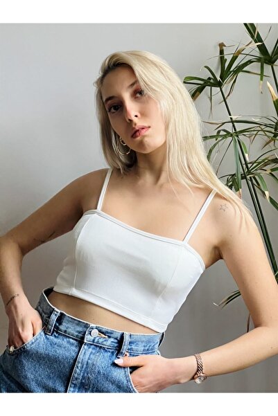 Retrobird Crop Top Γυναικείο Εκρού