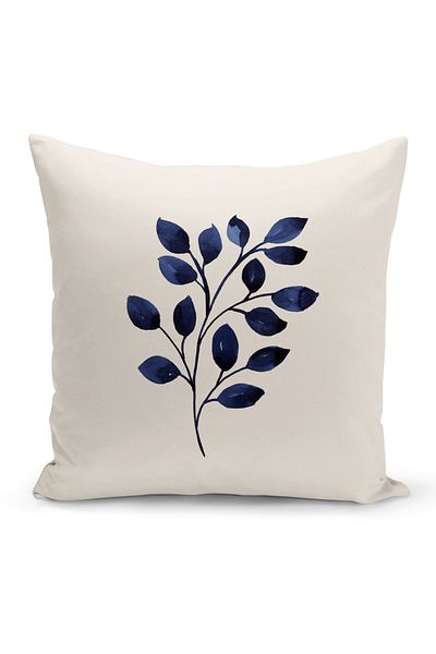 Bertille Home Flower Series Double Sided Digital Printed Throw Pillow Case (Cushion Cover)