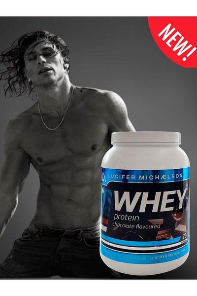Lucifer Michaelson Whey protein - Comfortable cut and Embroidered