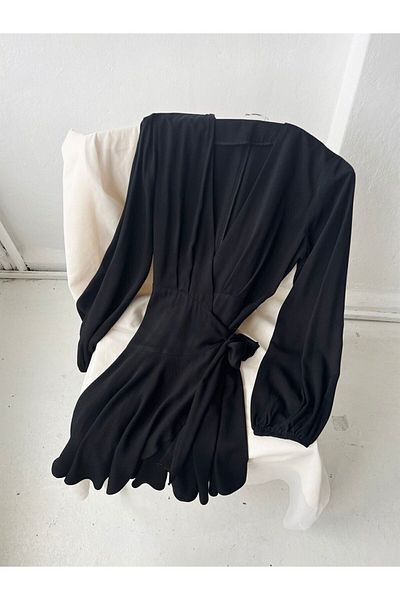 Retrobird Design Ashley Rochie dublu piept Femei Negru