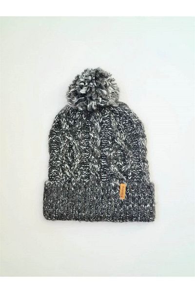 Retrobird Pompom Unisex Beret Women's Smoked