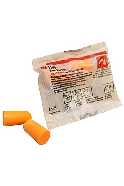 3M 1100 Disposable Earplugs 37 Db Snr 200 Pairs