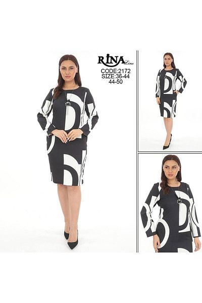 Rina Line Μίνι φόρεμα Crepe Stylish