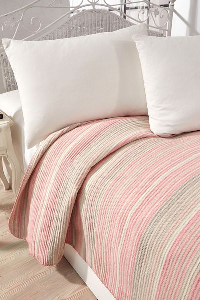 Polat Home Softy Cotton 4 Season Double Blanket - Pink