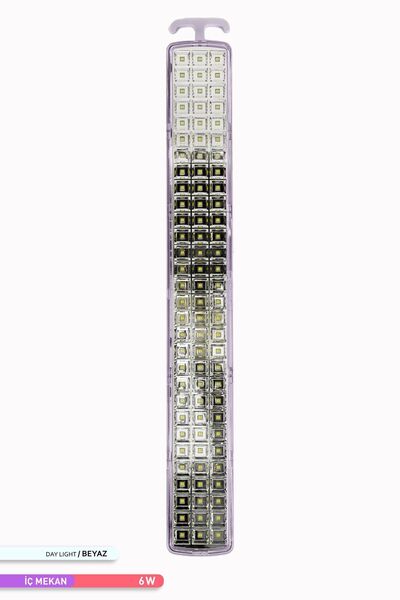 ACK 90 Led'li Şarj Edilebilir Işıldak Acil Durum Aydınlatması, Kamp Lambası 6w