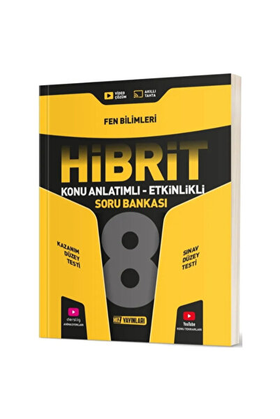 Hız Yayınları LGS 8. Sınıf HİBRİT Fen Bilimleri Soru Bankası