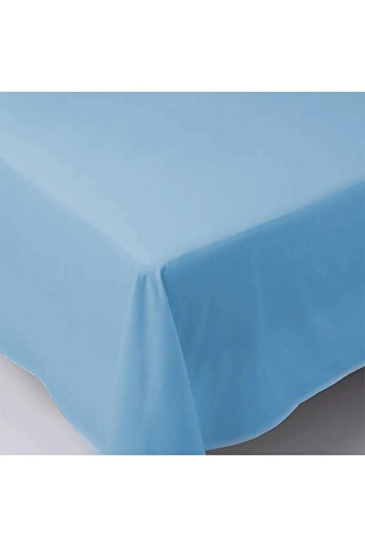 Lotusline Home Lüks Pamuklu Düz Beyaz Çarşaf Tek Kişilik 160*240