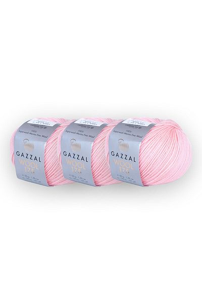 Gazzal Wool 175 Super Wash 50 Gr 3 Pack 100% Merino Πρώτης Κατηγορίας Μάλλινο Πλεκτό Σχοινί Χεριού (328)