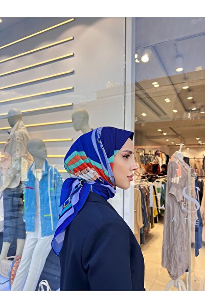 Belt Patterned Scarf Saxe