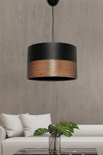 Hmydesign Corbeu Single Pendant Lamp Chandelier Black-brown Mdrn-45
