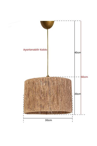 Hmydesign Roue Pendant Lamp Chandelier Wicker