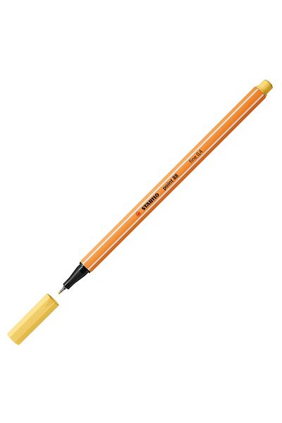 Stabilo Yellow 88/23 Felt Tip Pen - 5 Pieces