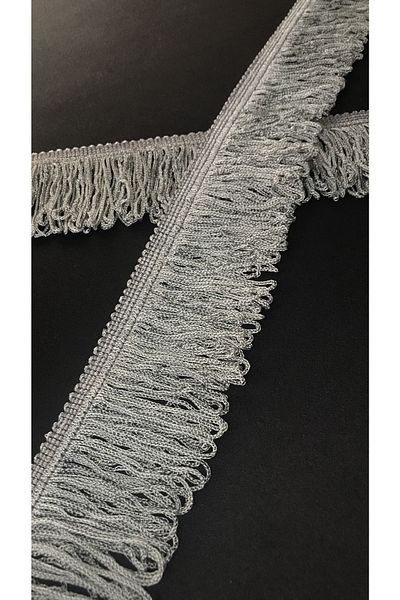 Ozpas Gray Fringe Strip - 6 Cmx 3 Mt.