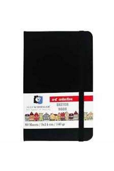 Alex Schoeller Art Collection - Black 9x14 140gr 80 Sheets Alx-9048
