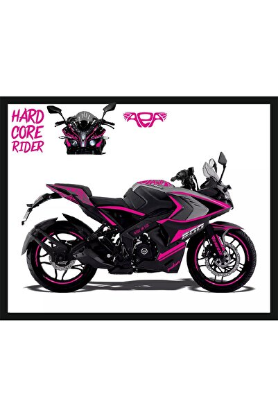 Bajaj Rs200 Sticker Seti full Set Sticker Pembe