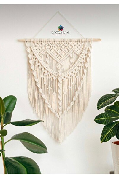 Seabella Makrome Bohem Tarzı Şık Duvar Süsü60/65 Cm