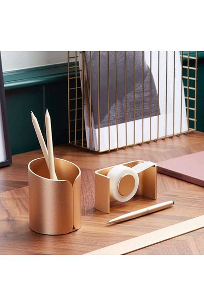 Lexon Gold Ld140d9 Model City Pen Holder