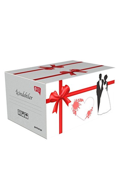 Packanya 58x38x30 - 10 Adet Çeyiz Kolisi - Çeyiz Kutusu - Gelin Damat Kolisi