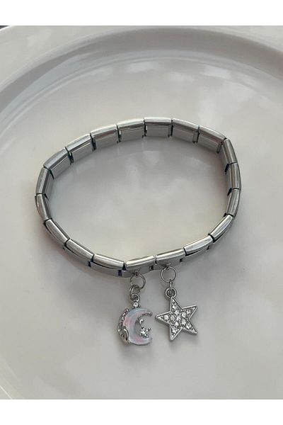 Sepetten Eve Italian Charm Special Series - Steel Bracelet Dangle Model
