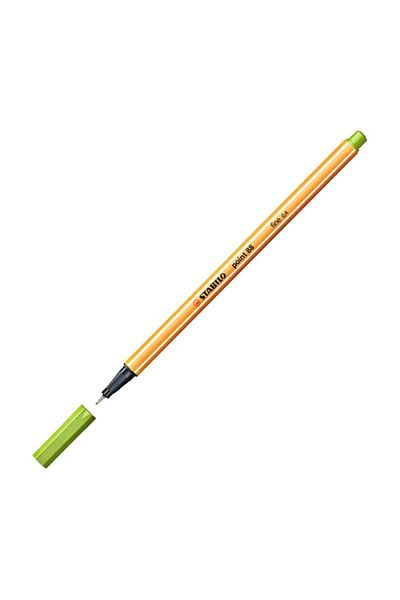 Stabilo Apple Green 0.4 Mm Felt Tip Pen - 5 Pieces