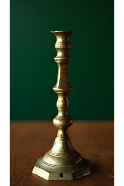 RETRO ANTİKA Pirinç Şamdan