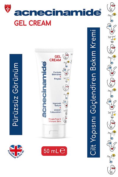 Acnecinamide Gel Cream, Strengthening Skin Structure, Smooth Appearance Care Acne and Acne Cream