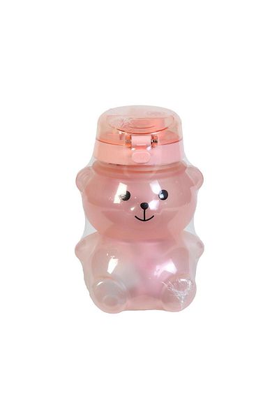 jetlegelsin Ckc Plastic Flask 1000 ml Colorful Teddy Bear Model