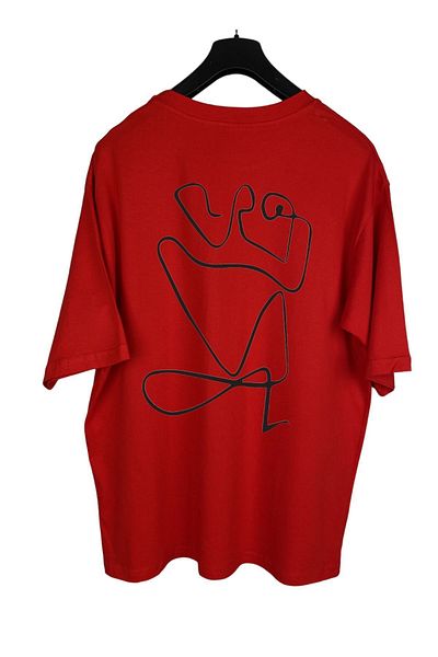 ZEYNGLAM Back Printed 100% Cotton Oversize Unisex T-shirt