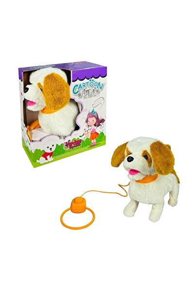 Vardem Nessiworld Pft-B019 Plush Walking Dog with Leash -Vardem Toy