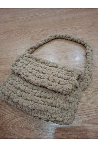 Puffy Soft Puffy Hand Knitted Bag