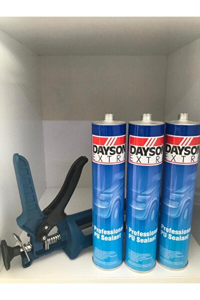 DAYSON 3'lü Beyaz Mastik Ve Tabanca