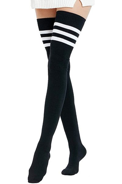 lovebox Women's Black Long Socks