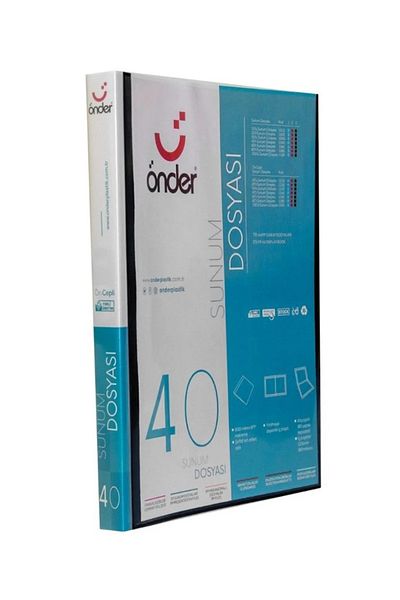 Önder A4 40 Pocket Presentation File - ***