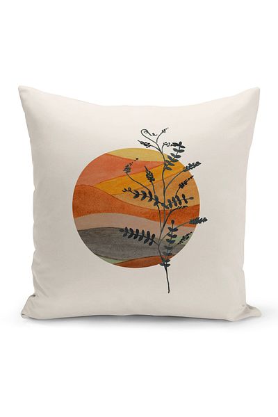 Bertille Home Σειρά Minimalist Digital Printed Κάλυμμα μαξιλαριού διπλής όψης