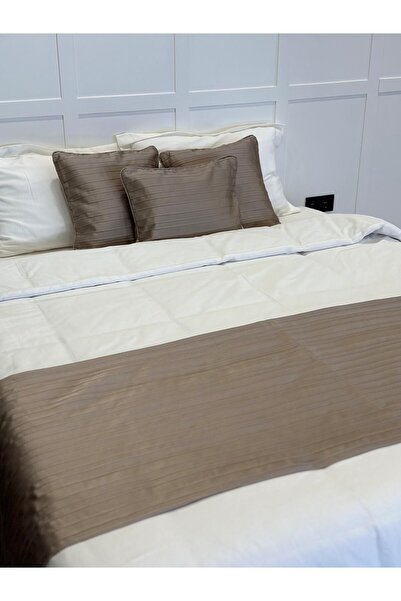 Lucien Home عداء السرير - طقم وسادة رمي