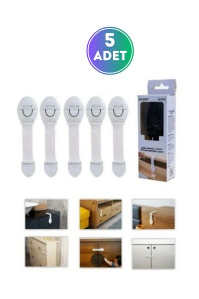 WAPPA 5 Drawer Cabinet Lock,4 Corner Protector, 6 Sockets Protector Child Baby Safety Safety Set