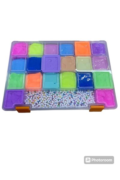 EVENT Gökkuşağı Slime Kaliteli 2000 Gram 12 Renk Strafor Köpüklü