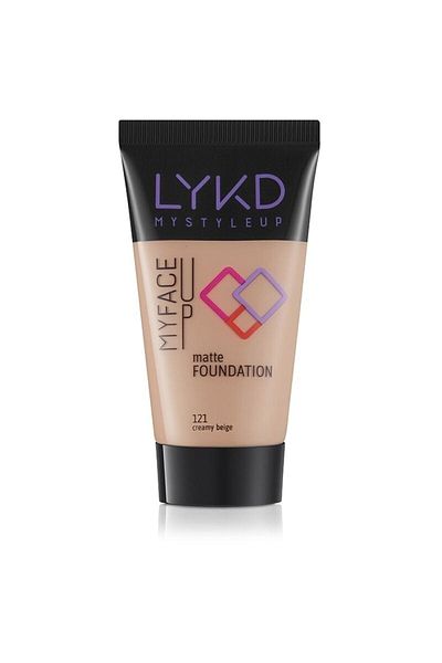 lykd Velvety, Matte Foundation 121