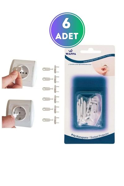 WAPPA 6 Hidden Socket Protectors, Socket Closer 6 Pieces