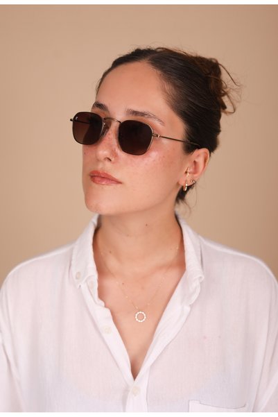 AR COLLECTİON AR Collection Unisex Metal Polarized Sunglasses AR2229 C4