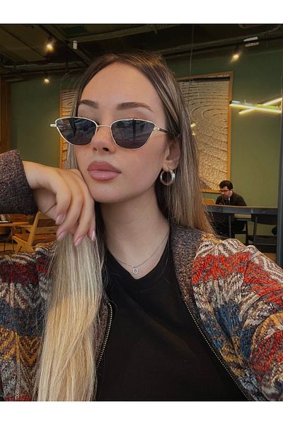 Angel Eyes Black Vintage Women's Sunglasses Yw-0010e