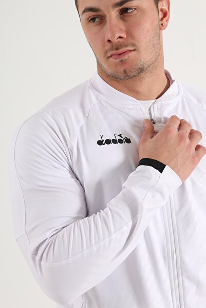 Diadora Elite Camping αθλητική φόρμα μονό τοπ Λευκό