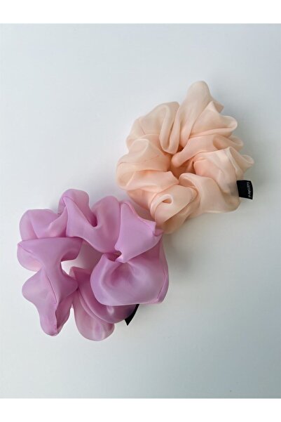 Retrobird طقم مشبك سكرانشي سيميت مكون من قطعتين نسائي متعدد الألوان