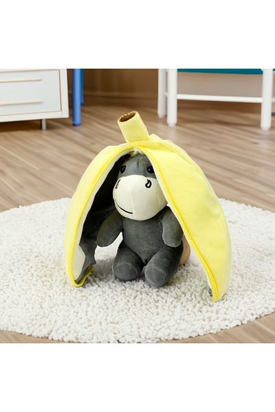 Platin Gift Surprise Banana Donkey Plush 50cm Yellow