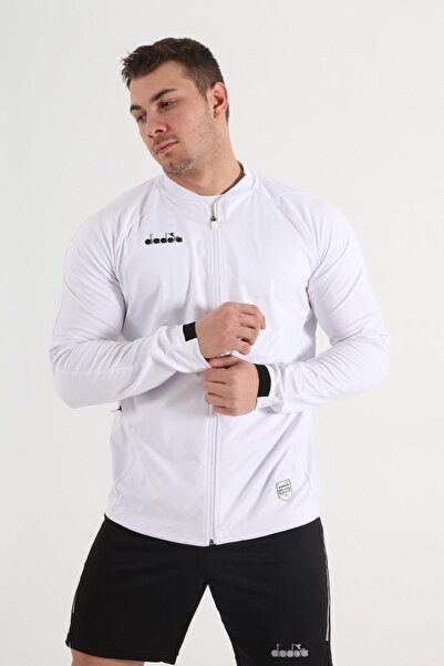 Diadora Elite Camping αθλητική φόρμα μονό τοπ Λευκό