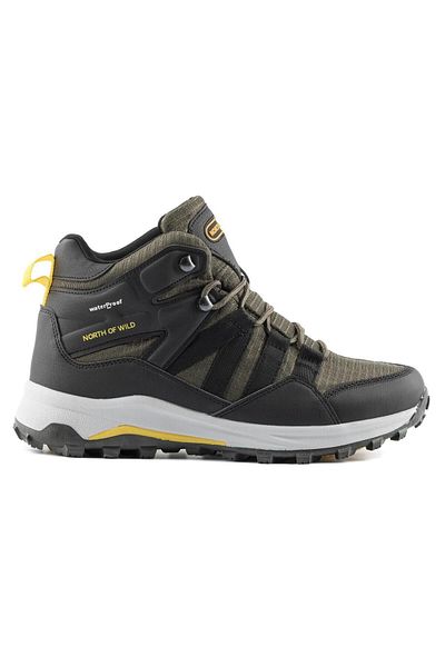NORTH WİLD Ανδρικές αδιάβροχες μπότες Khaki Black Damon