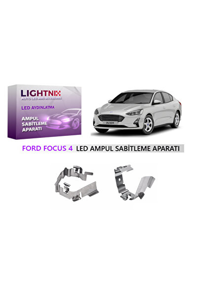 LIGHTNIX Ford Focus 4 Uyumlu LED Ampul UZUN Far Tutucu Sabitleme Aparatı H1 U...