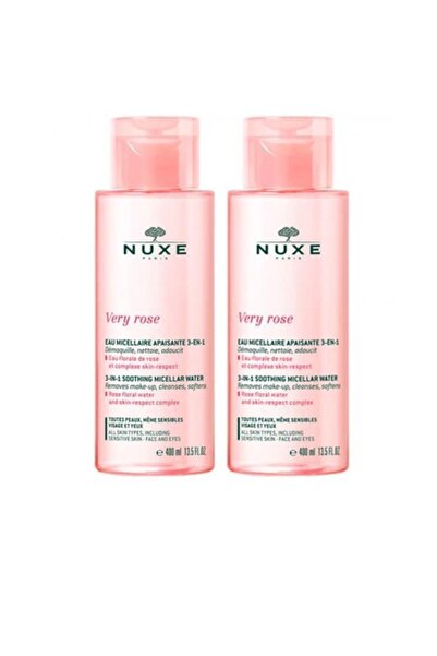 Nuxe Very Rose 3’ü 1 Arada Micellar Su 400 ml Avantajlı Paket