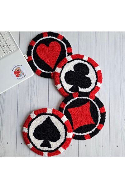 Hobihanem Tuhafiye كوب، مج، بلاط، قاعدة أكواب مصنوعة يدويًا / إكسسوار ديكور